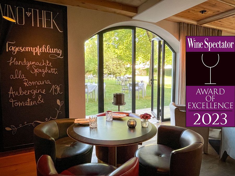 Vinothek mit Auszeichnung Wine Spectator_Chiemgau_Chiemsee_im_Resort_Das Achental